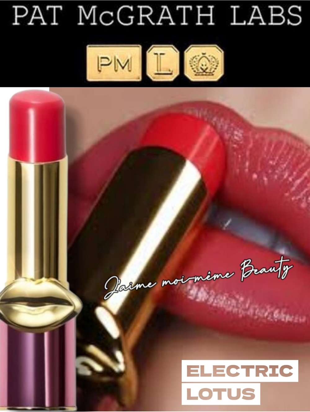 Pat Mcgrath Electric Lotus Lip Fetish Devinyl Plumping Lip Balm Bright Pinky Red